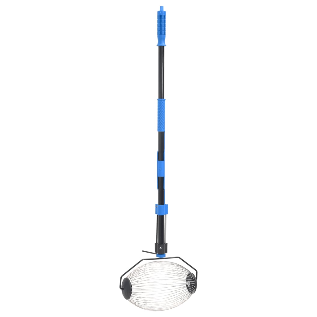 Kék acél diófelszedő 127 cm