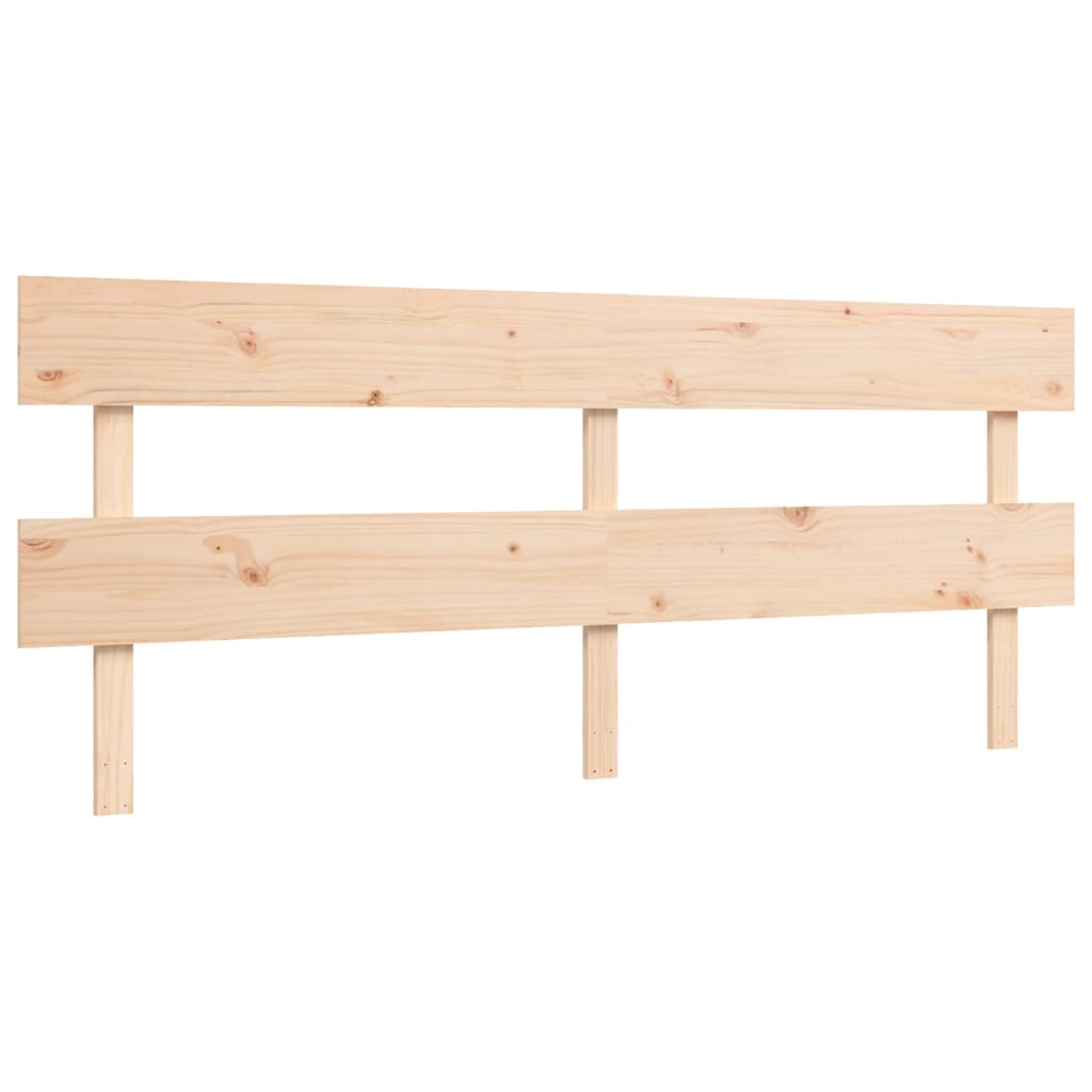 Tömör fenyőfa ágy matrac nélkül 200 x 200 cm 8