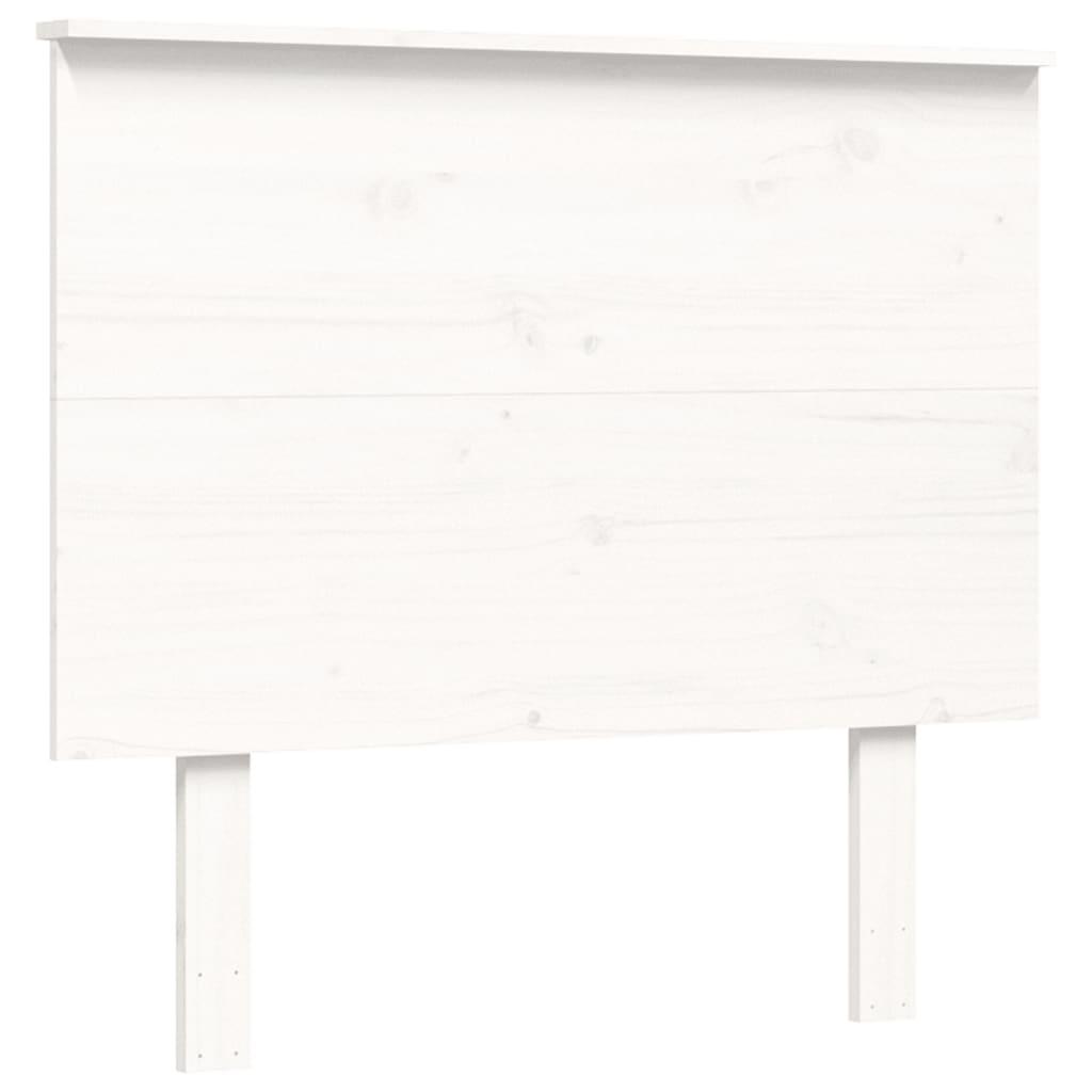 Fehér tömör fenyőfa ágy matrac nélkül 90 x 200 cm 8