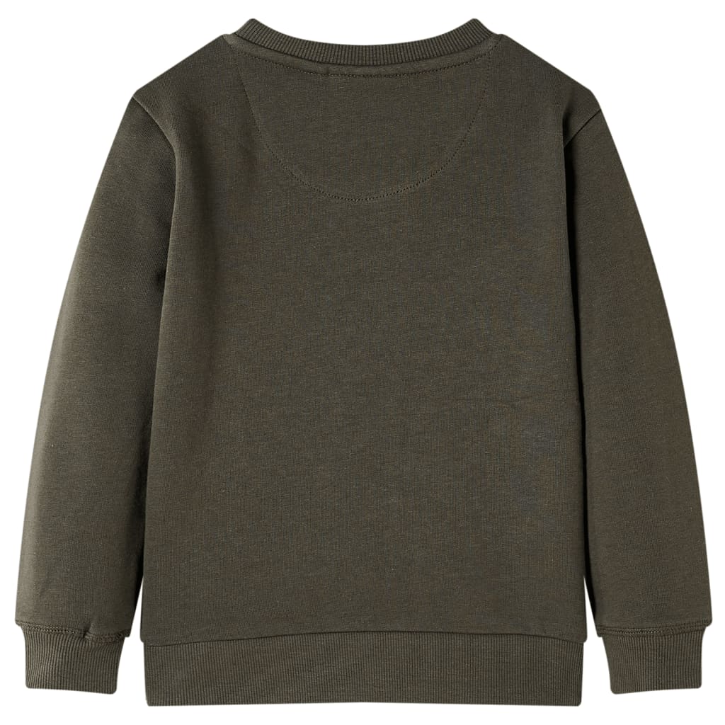 Khaki gyerekpulóver 116 2