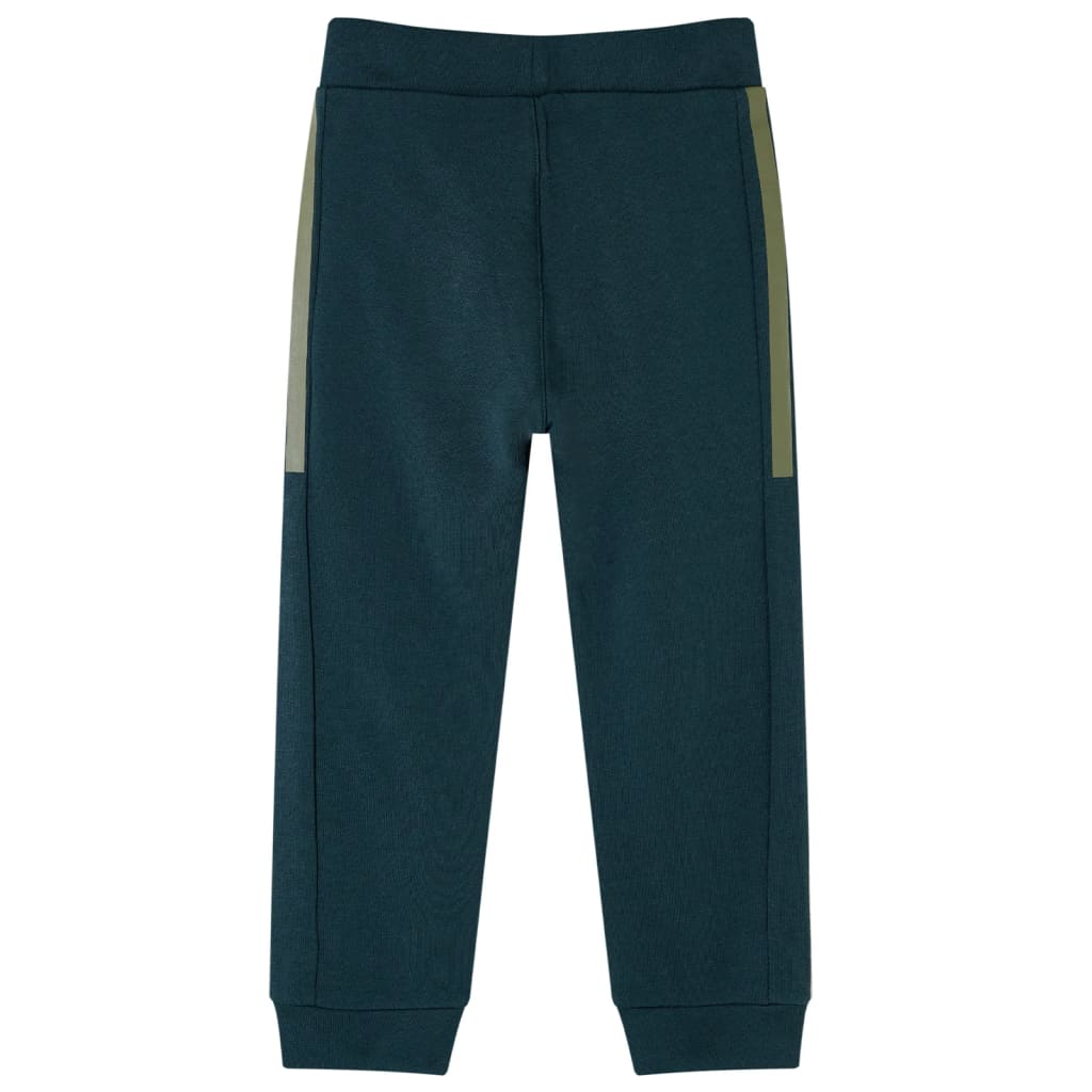 Gyerek melegítőnadrág húzózsinórral Moss Green 92 2