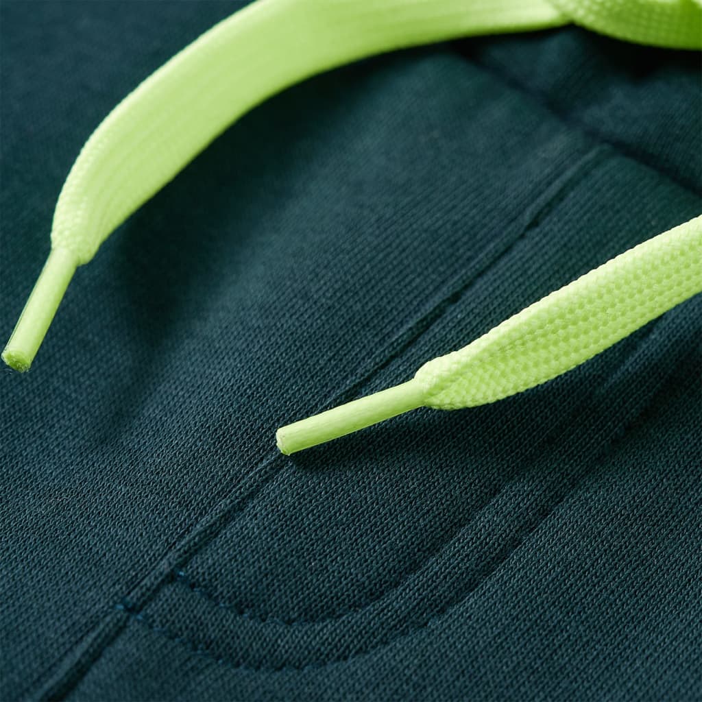 Gyerek melegítőnadrág húzózsinórral Moss Green 92 4
