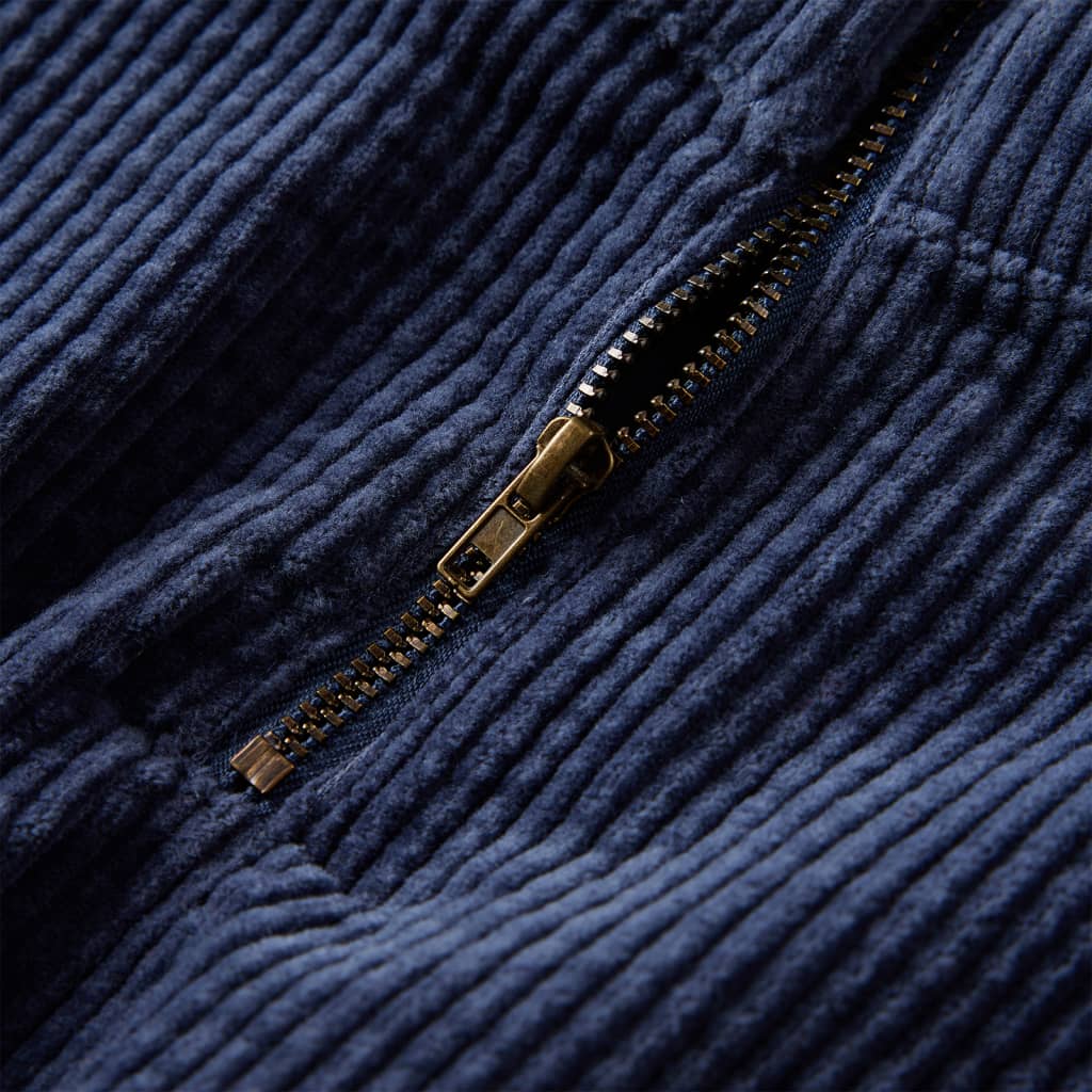 Gyerek szoknya zsebekkel Corduroy Navy 92 6