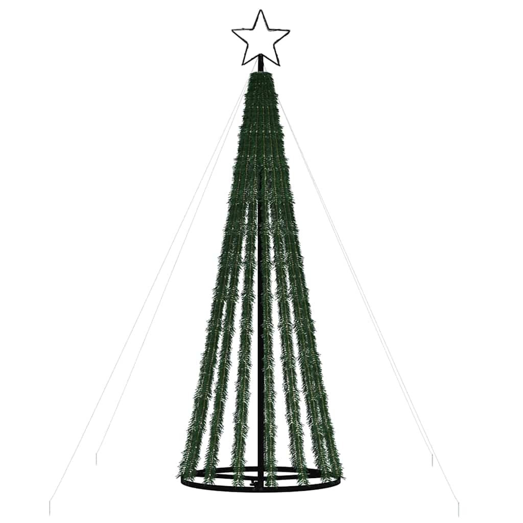 Színes LED karácsonyfa 275 LED 180 cm 5