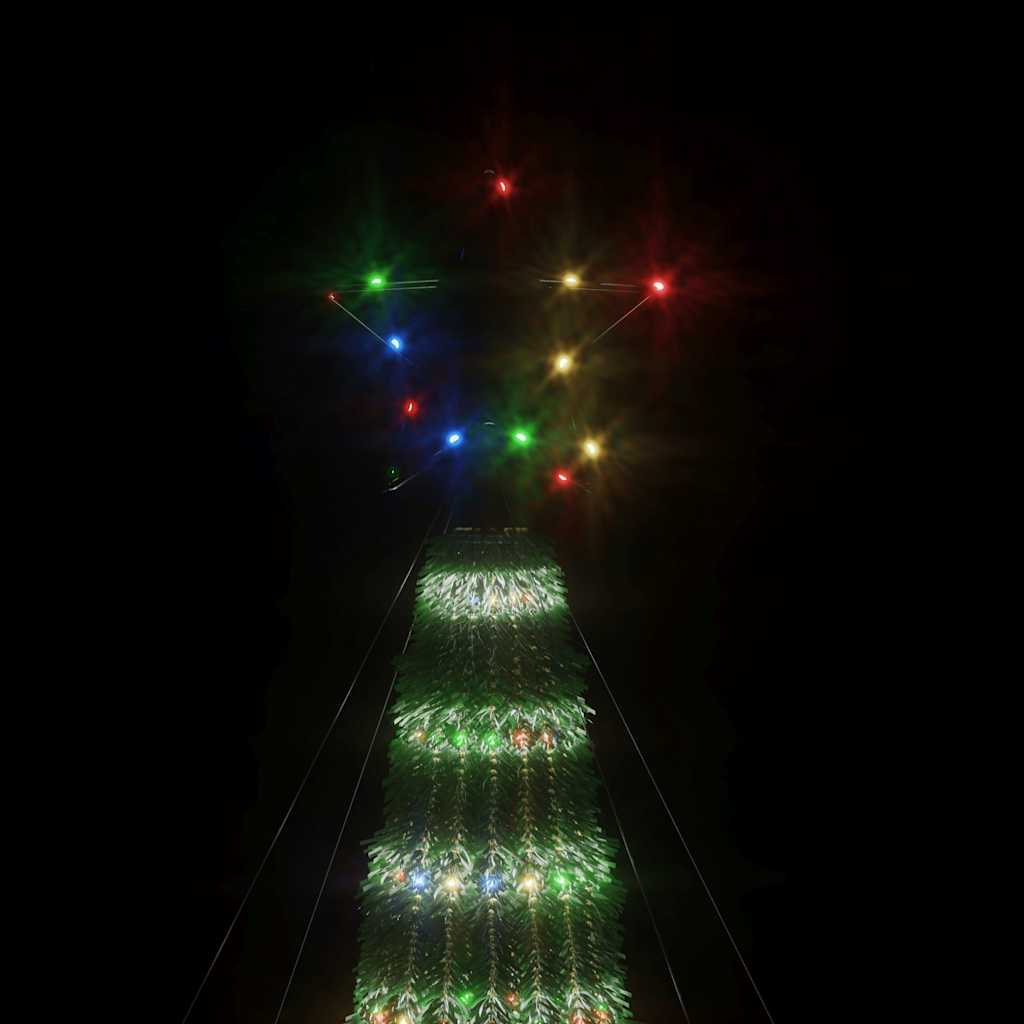 Színes LED karácsonyfa 275 LED 180 cm 6