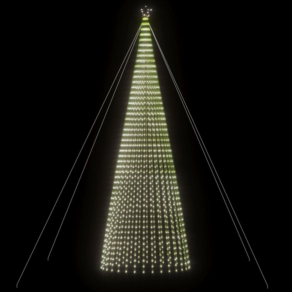Hideg fehér LED karácsonyfa 1544 LED 500 cm 3