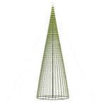 Hideg fehér LED karácsonyfa 1544 LED 500 cm 4