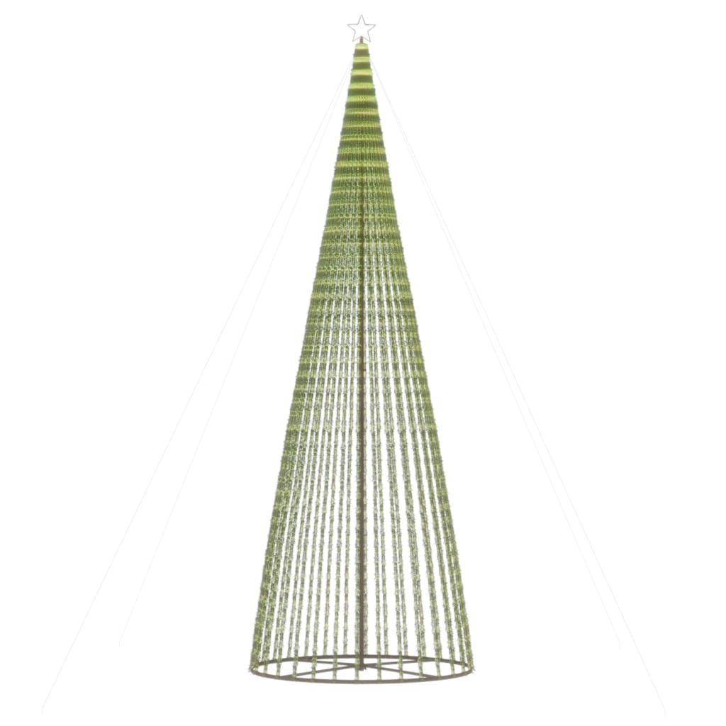 Hideg fehér LED karácsonyfa 1544 LED 500 cm 4