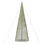Hideg fehér LED karácsonyfa 1544 LED 500 cm 5