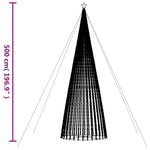 Hideg fehér LED karácsonyfa 1544 LED 500 cm 11