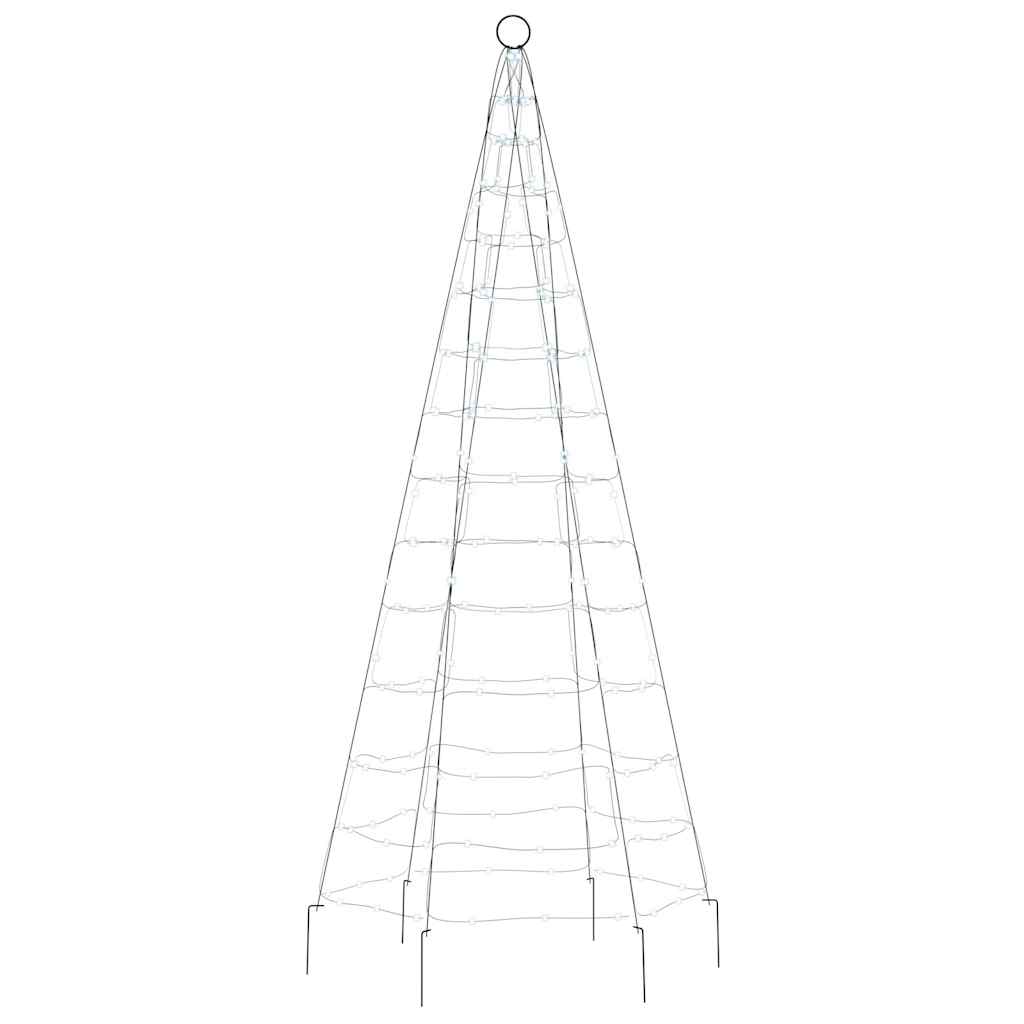 Hideg fehér LED karácsonyfa 200 LED 180 cm 4