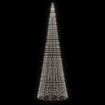 Hideg fehér LED karácsonyfa 1534 LED 500 cm 3