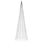 Hideg fehér LED karácsonyfa 1534 LED 500 cm 5