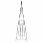 Meleg fehér LED karácsonyfa 3000 LED 800 cm 5