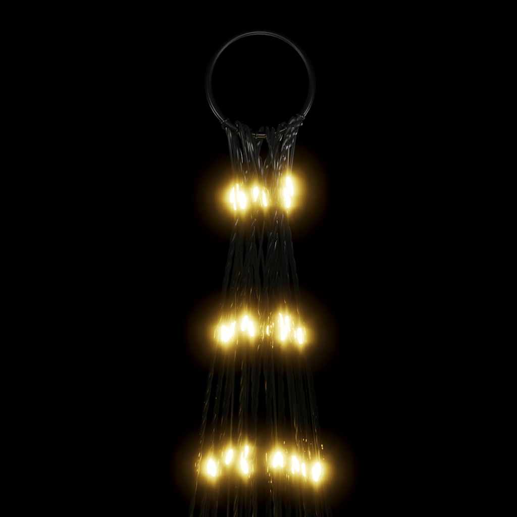Meleg fehér LED karácsonyfa 3000 LED 800 cm 6