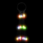 Színes LED karácsonyfa 3000 LED 800 cm 6