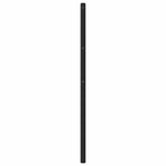 Fekete fém csere fejtámla 193 cm 5