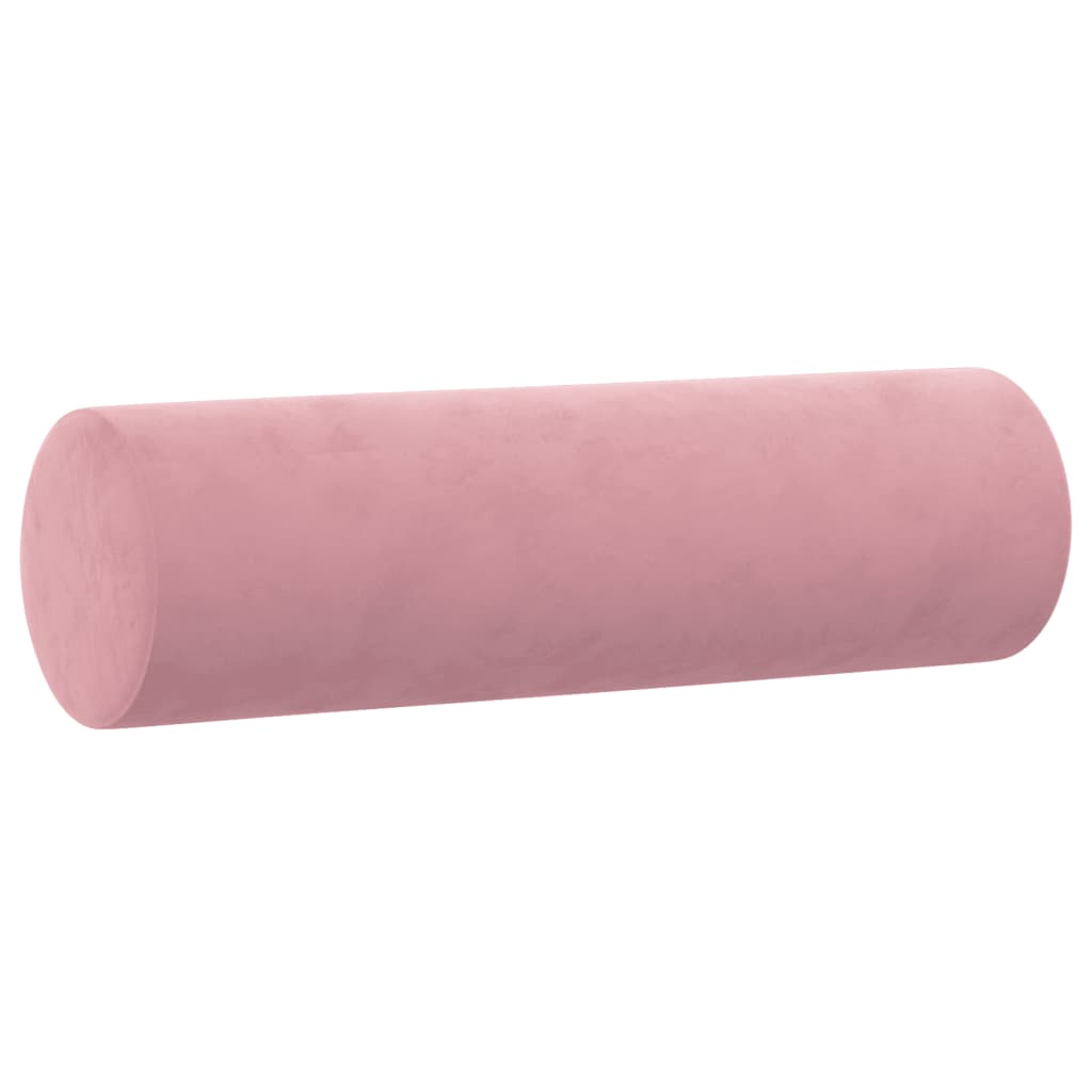 2 személyes rózsaszín bársony kanapé díszpárnákkal 140 cm 6