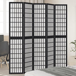 5 paneles fekete tömör császárfa térelválasztó