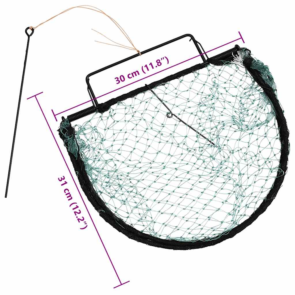 Zöld acél madárcsapda 30 cm 9