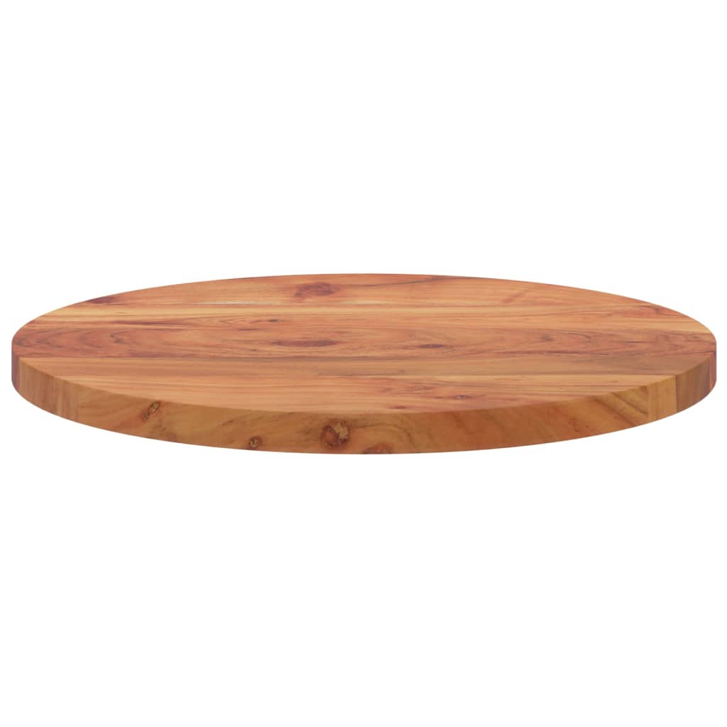 Tömör akácfa kerek asztallap Ø50 x 2,5 cm 4