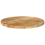 Tömör mangófa kerek asztallap Ø60 x 2,5 cm 2