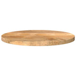 Tömör mangófa kerek asztallap Ø60 x 2,5 cm 3
