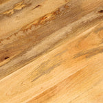 Tömör mangófa kerek asztallap Ø60 x 2,5 cm 7