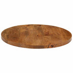 Tömör mangófa kerek asztallap Ø60 x 2,5 cm 4