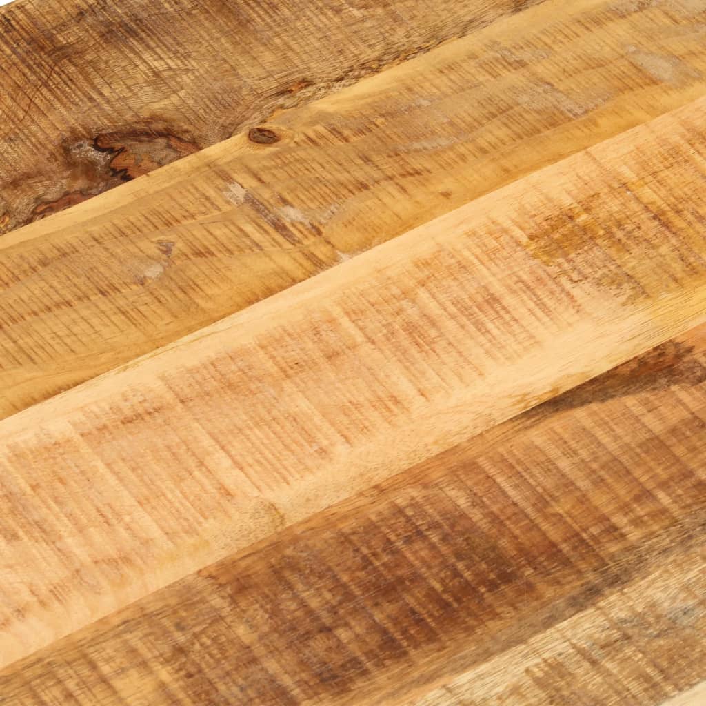 Tömör nyers mangófa ovális asztallap 100 x 40 x 2,5 cm 7