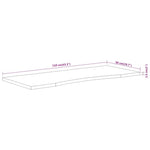 Tömör akácfa téglalap alakú asztallap 110 x 50 x 2,5 cm 9