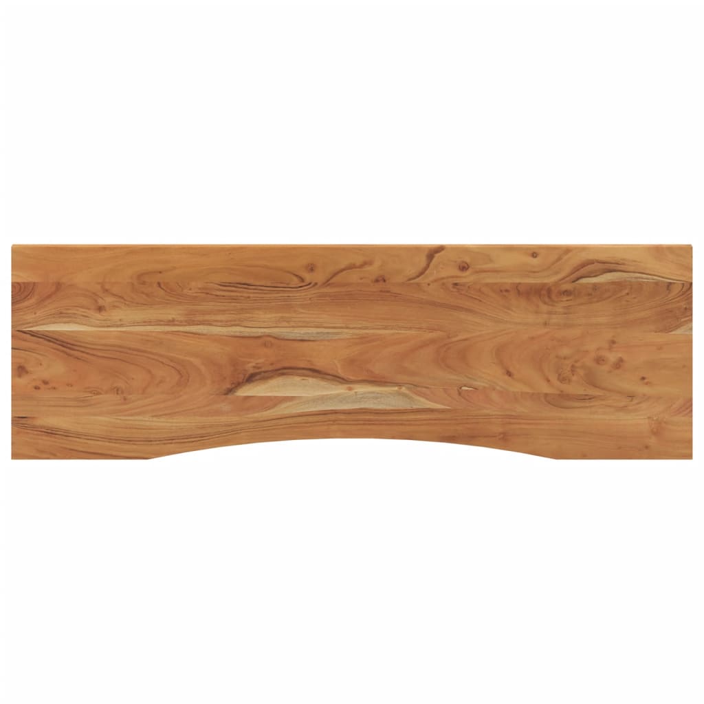 Tömör akácfa téglalap alakú asztallap 140 x 50 x 2,5 cm 2