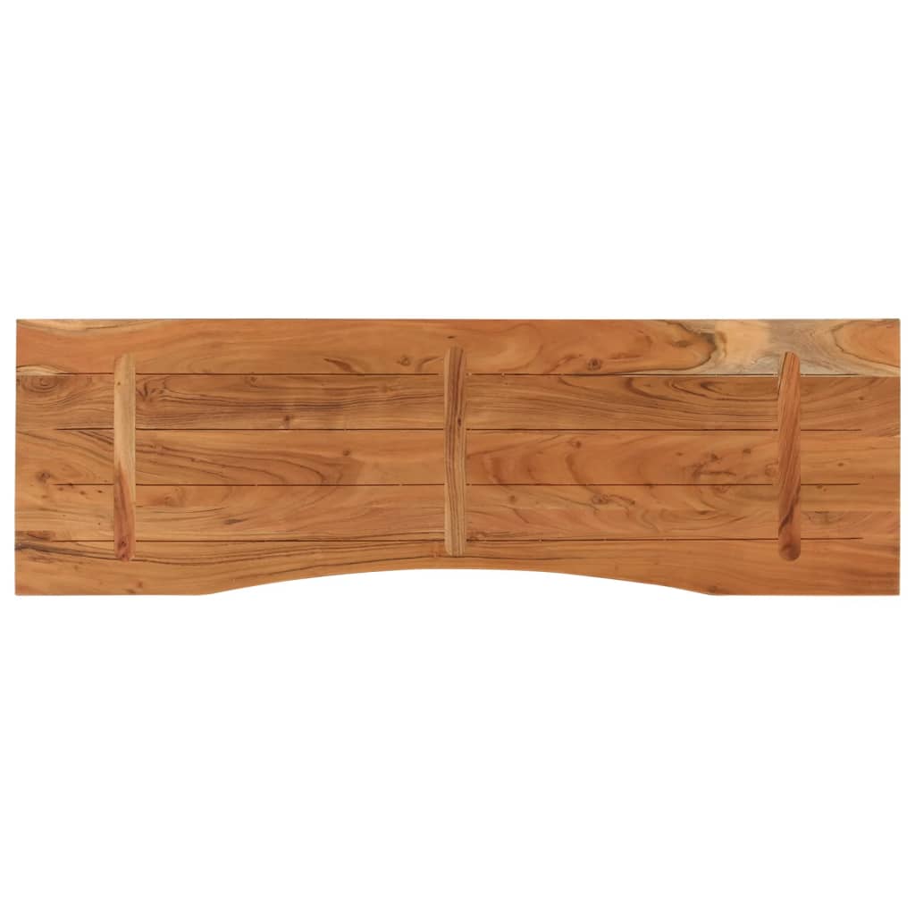 Tömör akácfa téglalap alakú asztallap 140 x 50 x 2,5 cm 5