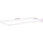 Tömör akácfa téglalap alakú asztallap 140 x 50 x 2,5 cm 9