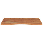 Tömör akácfa téglalap alakú asztallap 100 x 60 x 2,5 cm 4