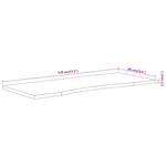 Tömör akácfa téglalap alakú asztallap 120 x 60 x 2,5 cm 9