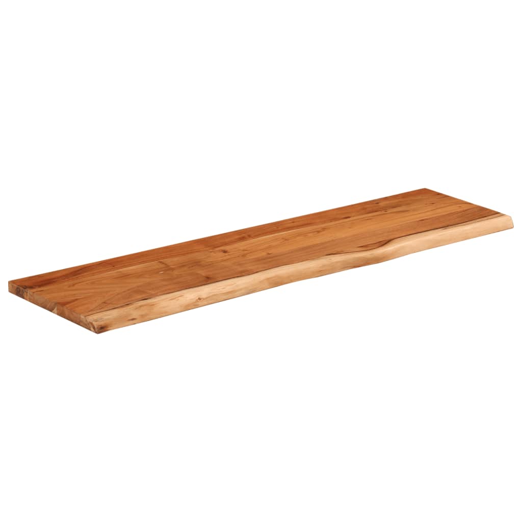 Tömör akácfa téglalap alakú fali polc 100 x 30 x 2,5 cm 3