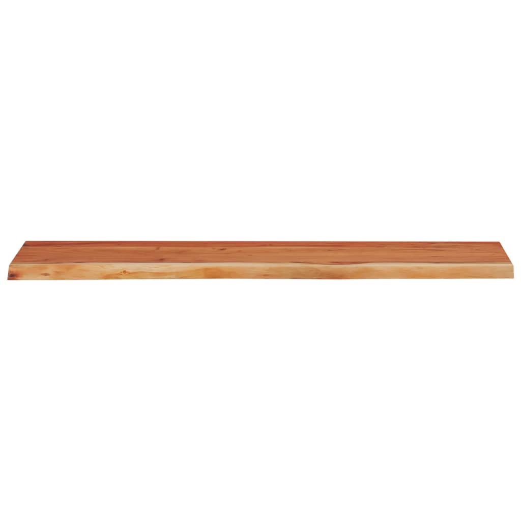 Tömör akácfa téglalap alakú fali polc 100 x 30 x 2,5 cm 4