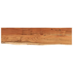 Tömör akácfa téglalap alakú fali polc 120 x 30 x 2,5 cm 2