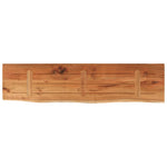 Tömör akácfa téglalap alakú fali polc 120 x 30 x 2,5 cm 5