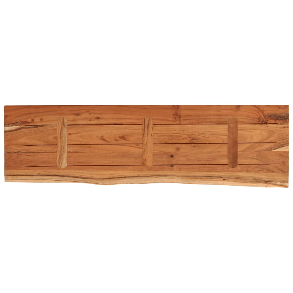 Tömör akácfa téglalap alakú asztallap 120 x 40 x 2,5 cm 5