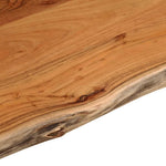 Tömör akácfa téglalap alakú fürdőszobai pult 90 x 60 x 2,5 cm 6