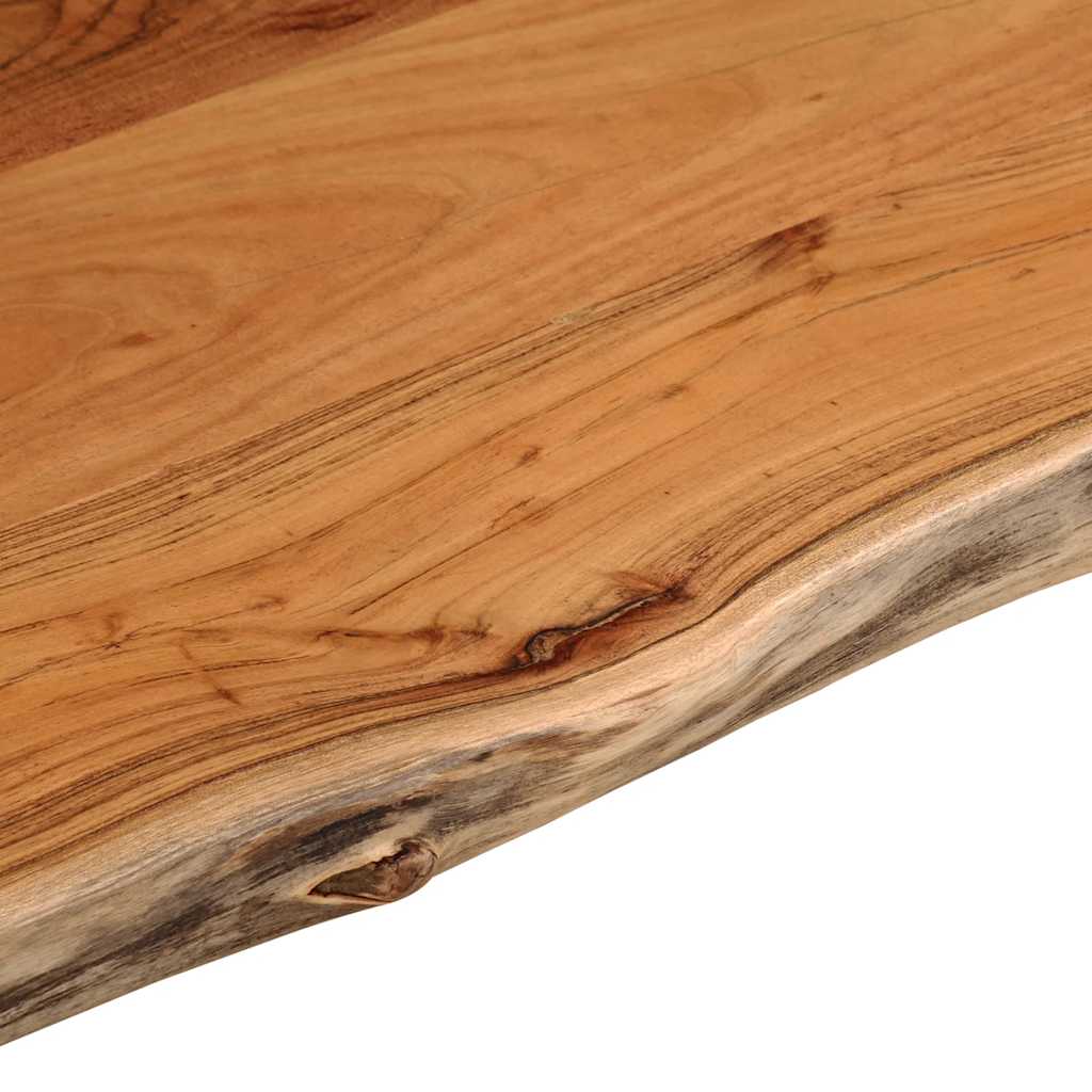 Tömör akácfa téglalap alakú fürdőszobai pult 90 x 60 x 2,5 cm 6