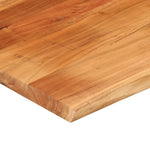 Tömör akácfa téglalap alakú asztallap 90 x 80 x 2,5 cm 7