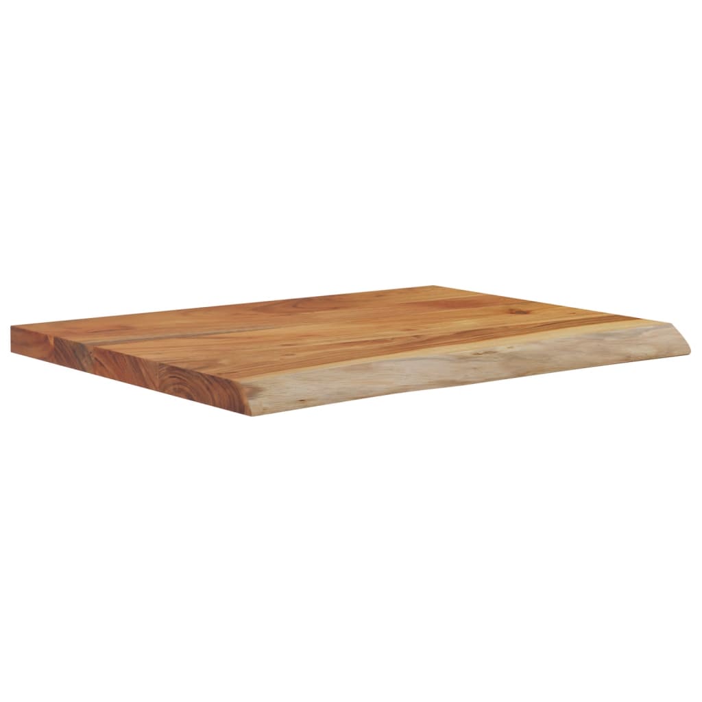 Tömör akácfa téglalap alakú fali polc 40 x 30 x 3,8 cm 3