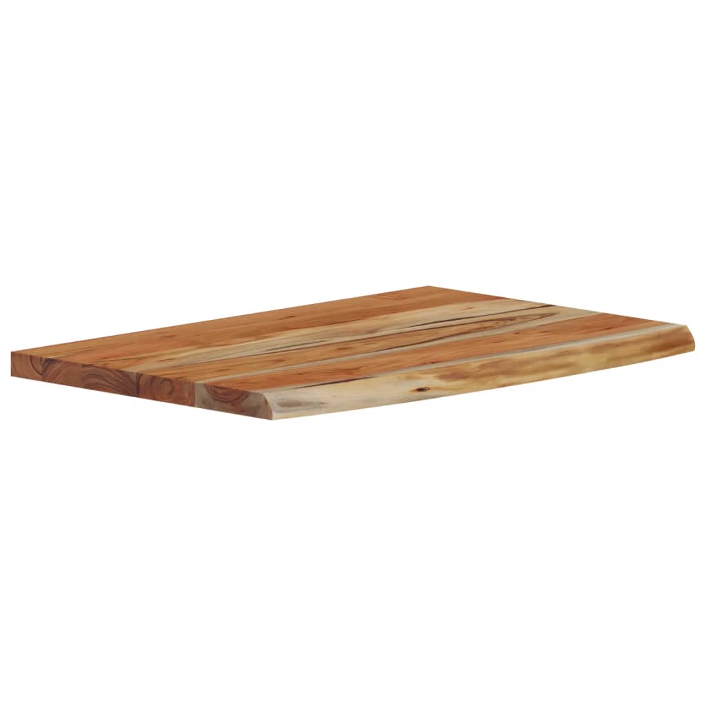 Tömör akácfa téglalap alakú fali polc 60 x 40 x 3,8 cm 3