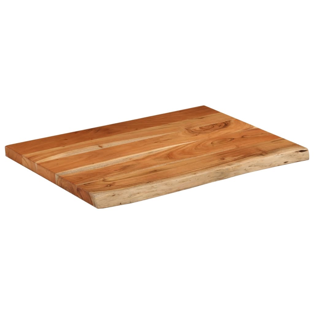 Tömör akácfa téglalap alakú fürdőszobai pult 70 x 60 x 3,8 cm 3