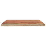 Tömör akácfa téglalap alakú fürdőszobai pult 70 x 60 x 3,8 cm 4