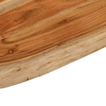 Tömör akácfa téglalap alakú fürdőszobai pult 70 x 60 x 3,8 cm 6