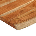 Tömör akácfa téglalap alakú fürdőszobai pult 70 x 60 x 3,8 cm 7